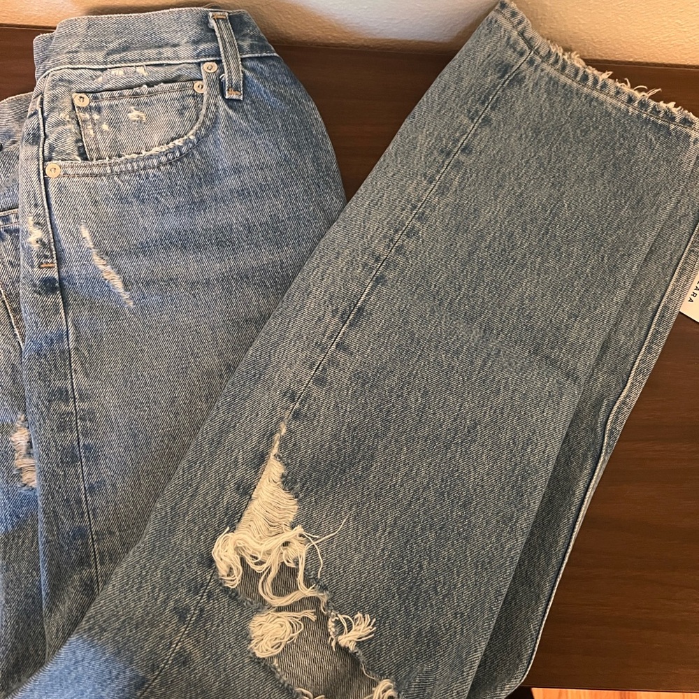 Agolde size 25 straight cut women’s jeans